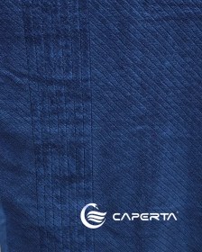 تصویر حوله حمام کوتون آبی نفتی 