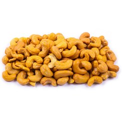 تصویر مغز بادام هندی برشته زعفرانی فوق لوکس 