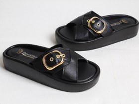 تصویر صندل سگک دار(کرم) کد 3508 