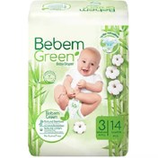 تصویر پوشک بچه ببم سایز 3 مدل BB140 بسته 14 عددي ببم