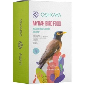 تصویر غذای مرغ مینا اوشکایا وزن ۱ کیلوگرم 