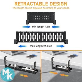 تصویر سینی مدیریت کابل زیر میز برند JIEJIEGS مدل Tray 