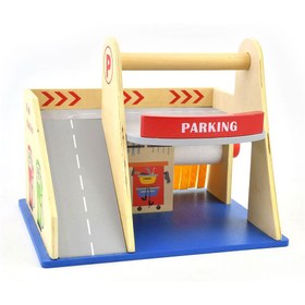تصویر پارکینگ و کارواش چوبی پیکاردو 