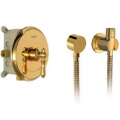 تصویر شیر توالتی توکار مدل زیگموند طلا شیرآلات بهداشتی شودر