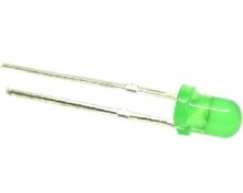 تصویر LED خود رنگ سبز 5mm LED 5MM GREEN