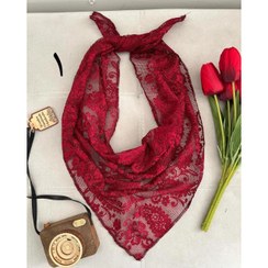 تصویر TOP اسکارف مینی اسکارف گیپور قواره ۷۵ در ۷۵ تن شیک 