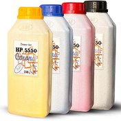 تصویر ست چهارتایی تونر اچ پی رنگی 5550 کرونا 