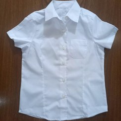 تصویر پیراهن آستین کوتاه پسرانه برند اسمارت آلمان ، سفید ساده 