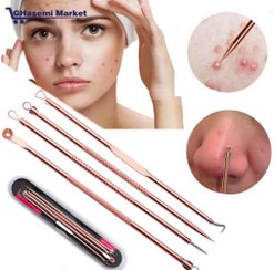 تصویر ست پیلینگ میله کومدون ۴ تیکه استیل با کیفیت 