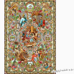تصویر قیمت خرید نخ و نقشه تابلو فرش سلاطین | نخ و نقشه آرازفرش تبریز 