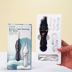تصویر گوش پاک کن الکتریکی C-ears: Emitting ear spoon – Electric Light 