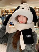 تصویر کلاه شال و دستکش سر خود 