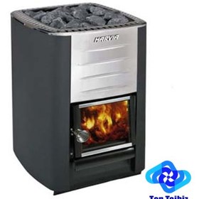 تصویر هیتر چوب سوز سونا خشک هارویا WOOD BURNING STOVES 