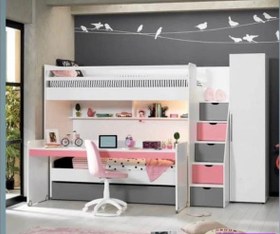 تصویر تخت دوطبقه مانا 