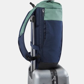 تصویر کوله پشتی کچوا 23 لیتری Quechua Outdoor Backpack - 23 L - Blue / Green - NH Escape 500 Rolltop 