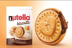 تصویر بیسکوییت نوتلا پاکتی 193 گرم nutella biscuite 