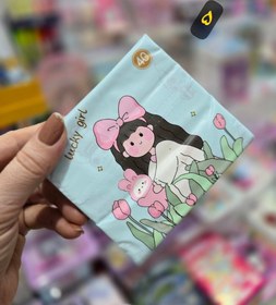 تصویر دستمال کاغذی طرح دار 