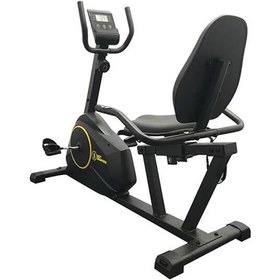 تصویر دوچرخه ثابت ایستاده مگنتی برند مارشال فیتنس مدل MF116L Fixed standing magnetic wheel brand Marshall Fitness model MF116L