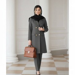 تصویر ست مانتو شلوار اداری با کیفیت عالی کد #ساده ساریگل 