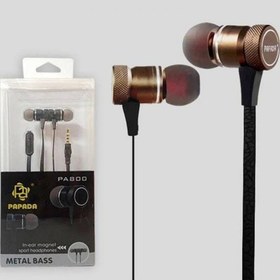 تصویر هندزفری Papada PA800 PAPADA PA800 metal bass earphone