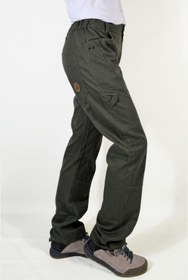 تصویر شلوار کتان Bould+ زیتونی 