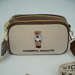 تصویر کیف دو زیپ تک خرس تدی Teddy 