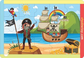 تصویر پازل جزیره گنج Treasure Island