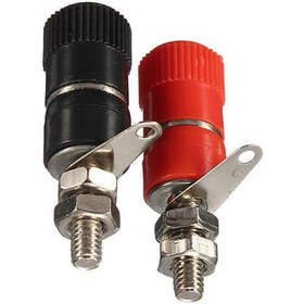 تصویر فیش مادگی تغذیه قرمز و مشکی جفتی 