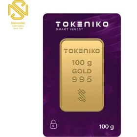 تصویر شمش 24 عیار 100 گرمی توکنیکو G066 