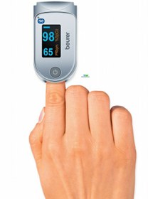 تصویر اکسیژن سنج دیجیتال بلوتوث دار بیورر مدل PO60 Pulse Oximeter PO60