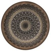 تصویر سینی تزئینی ریحانا 28 سانتی متر سیاه کاراجا Karaca 