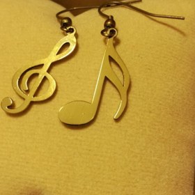 تصویر گوشواره نت موسیقی 