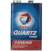 تصویر روغن موتور توتال Quartz 7000 10W-40 SN حجم 4 لیتر 