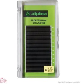 تصویر مژه مصنوعی آلپینا Alpina mix سایز 8 تا 14 