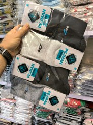 تصویر (۱۲تایی) جوراب مردانه کلاسیک حراجی الوان مارک پژمان 