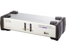 تصویر CS1744 4-Port USB VGA Dual Display/Audio KVMP™ Switch CS1744