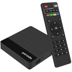 تصویر اندروید باکس پرودو Porodo Android TV Box Video Streaming Unlimited Streaming 