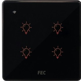 تصویر کلید WIFI چهار پل FEC کد SW04 