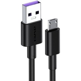 تصویر کابل شارژ هوشمند micro USB اوی مدل CL-77M 