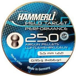 تصویر ساچمه تفنگ بادی همرلی فیلدتارگت پرفورمنس 5.5|250|14.66 | Hammerli Field Target Performance 