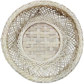 تصویر سبد حصیری بامبو 