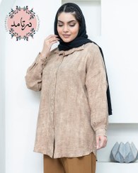 تصویر شومیز جلو دکمه ماهور 