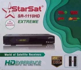 تصویر گیرنده استارست 1110 فول hd با کنترل اضافی starsat 1110 hd extreme