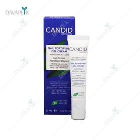 تصویر ژل کرم تقویت کننده ناخن خشک و شکننده کاندید 15 میلی لیتر Candid Nail Fortifying Gel Cream 15ml