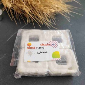 تصویر رنگ شمع مکعبی صدفی 