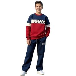 تصویر بلوز شلوار پسرانه طرح kiNG 