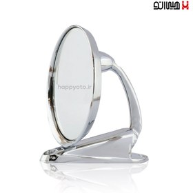 تصویر آینه بغل استیل پیکان گرد 