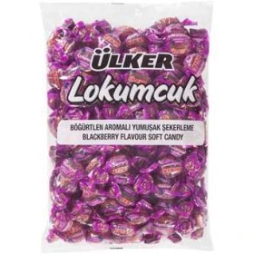 تصویر پاستیل ژله ای شکری لوکومجوک اولکر Ulker Lokumcuk با طعم توت 1 کیلو 