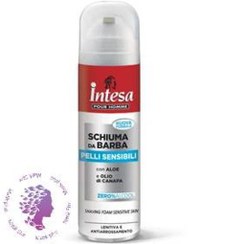 تصویر فوم اصلاح پوست های‌ حساس اینتسا Intesa Pelli Sensibili 