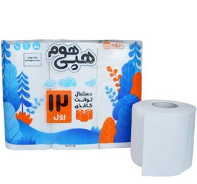تصویر دستمال توالت 12عددی 